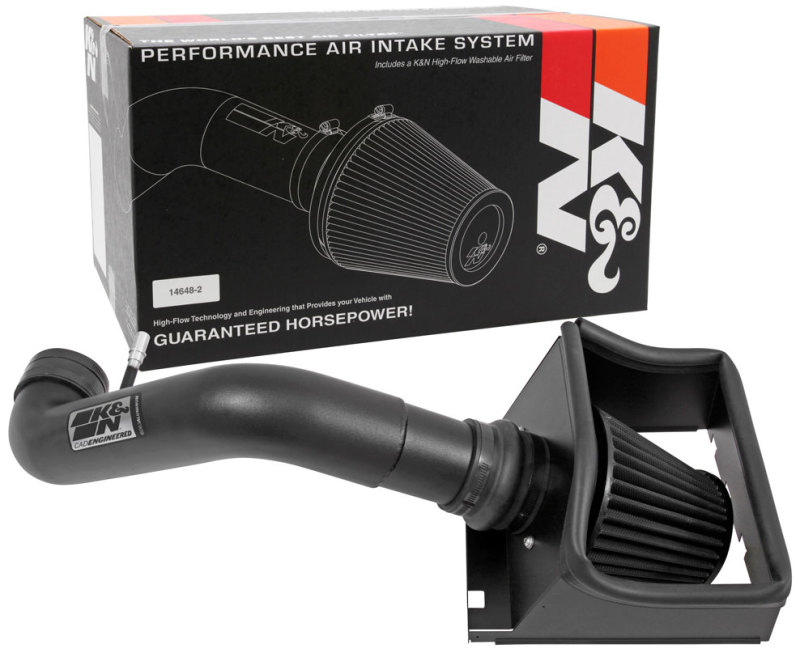Ford F-150 Performance Air Intake - K&N Engineering - Blackhawk Induction - Black - `11-`14